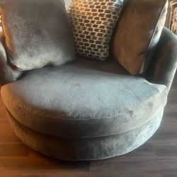 Chocolate brown Oversized Chair