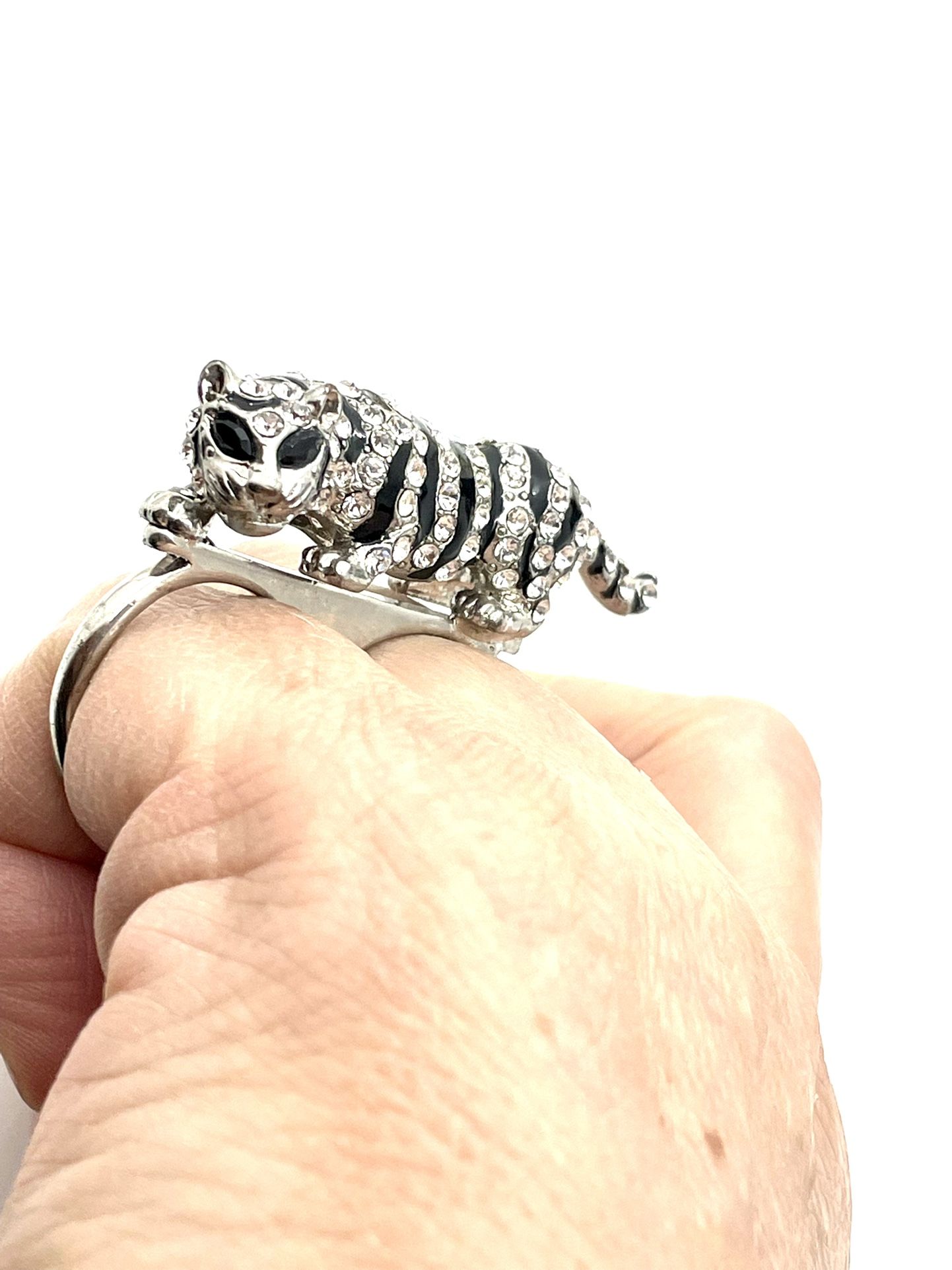 Bejeweled Tiger Ring