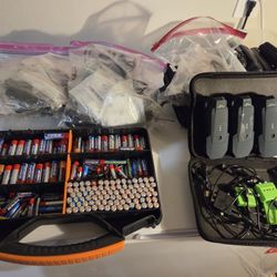 Drones,  And Parts to make More , Large And  Small  ones  .