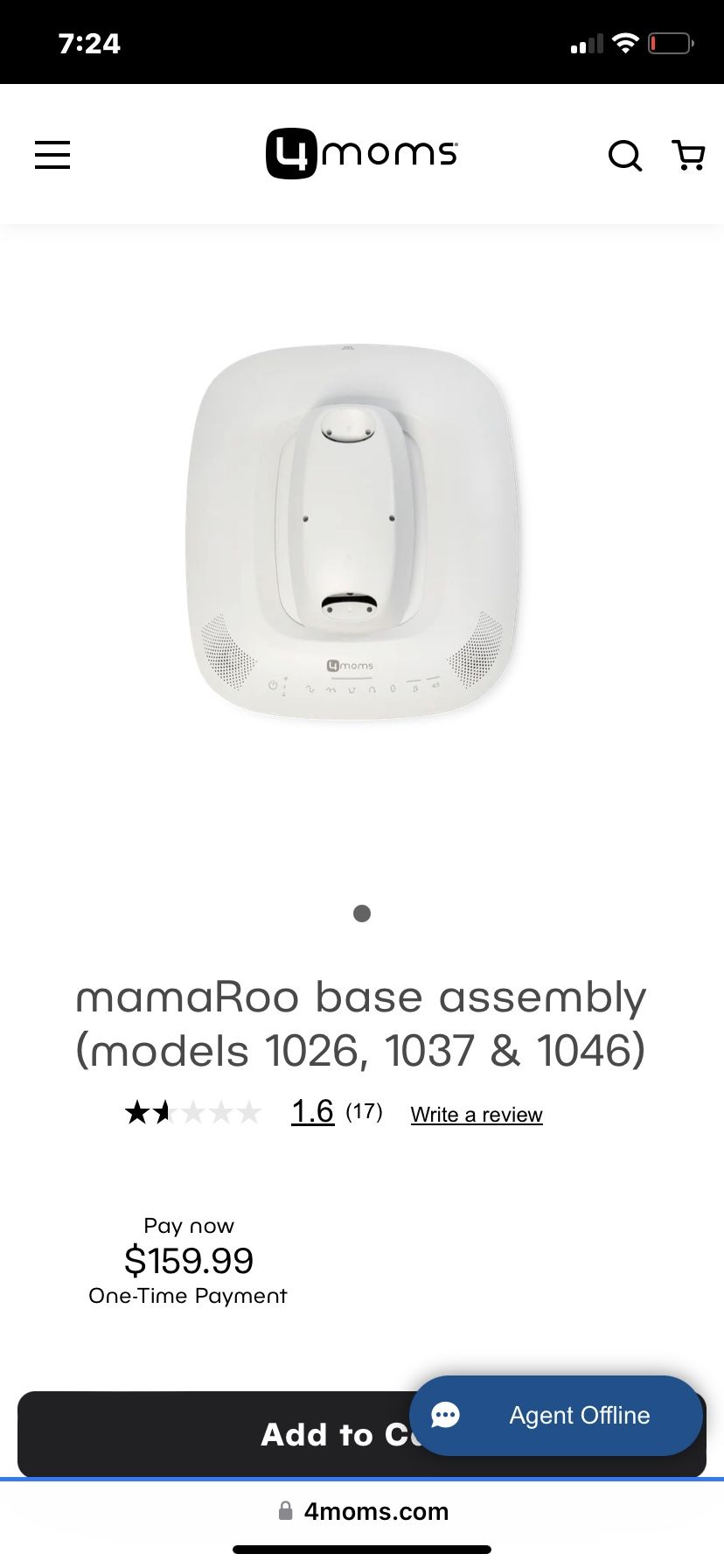 4moms mamaroo base