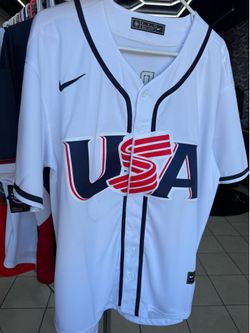 White USA baseball style jersey(NWT) NINE