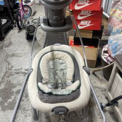 Graco DuetSoothe LX Infant Baby Swing and Rocker