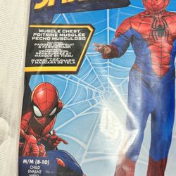Spiderman Kids Costume Sz M