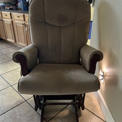 Nursery Glider Chair and Ottoman