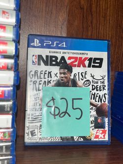 Available For Sale PlayStation ps4 ps5 nba 2k19 basketball