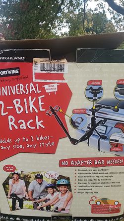 Universal 2-Bike Rack