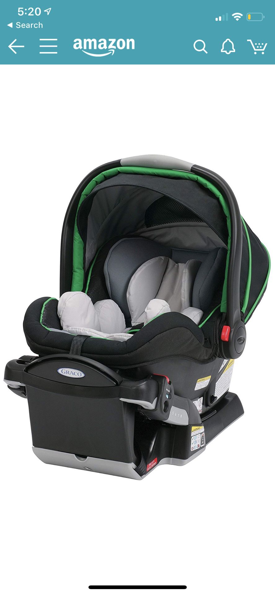 Graco Snugride 40 infant car seat.