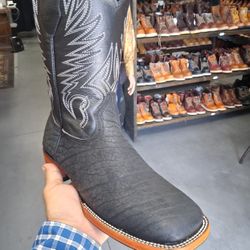 Botas De Piel Cuello De Toro Rodeo 