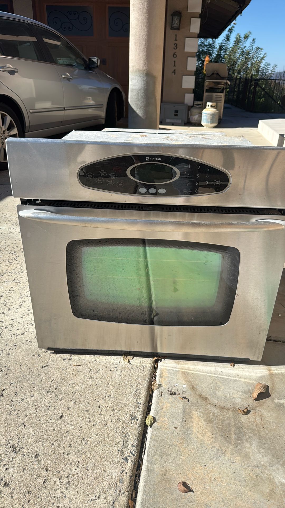 Maytag in cabinet oven 