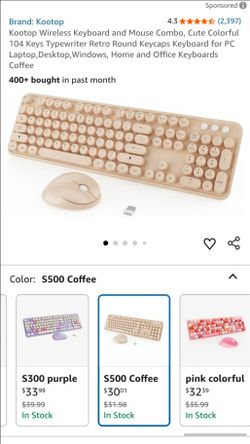 Kootop Wireless Keyboard and Mouse Combo $15 each or 10 for $100