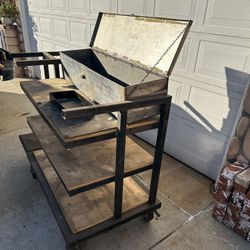Extreme Heavy Duty Rolling Workbench With Industrial Wheels