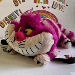 DISNEY VINTAGE CHESHIRE CAT BACK PACK!!  22 INCHES TO ENDNOF TAIL