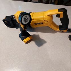 1. DEWalt 12 amp. Reciprocating Saw 1 1/8 Stroke (29mm). 2. Free Flash Light
