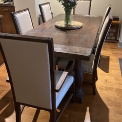 Dining Table And Six Chairs