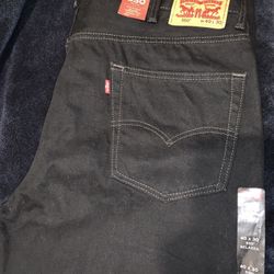 Levi 550 Men’s Relaxed Jeans 40x30- Black