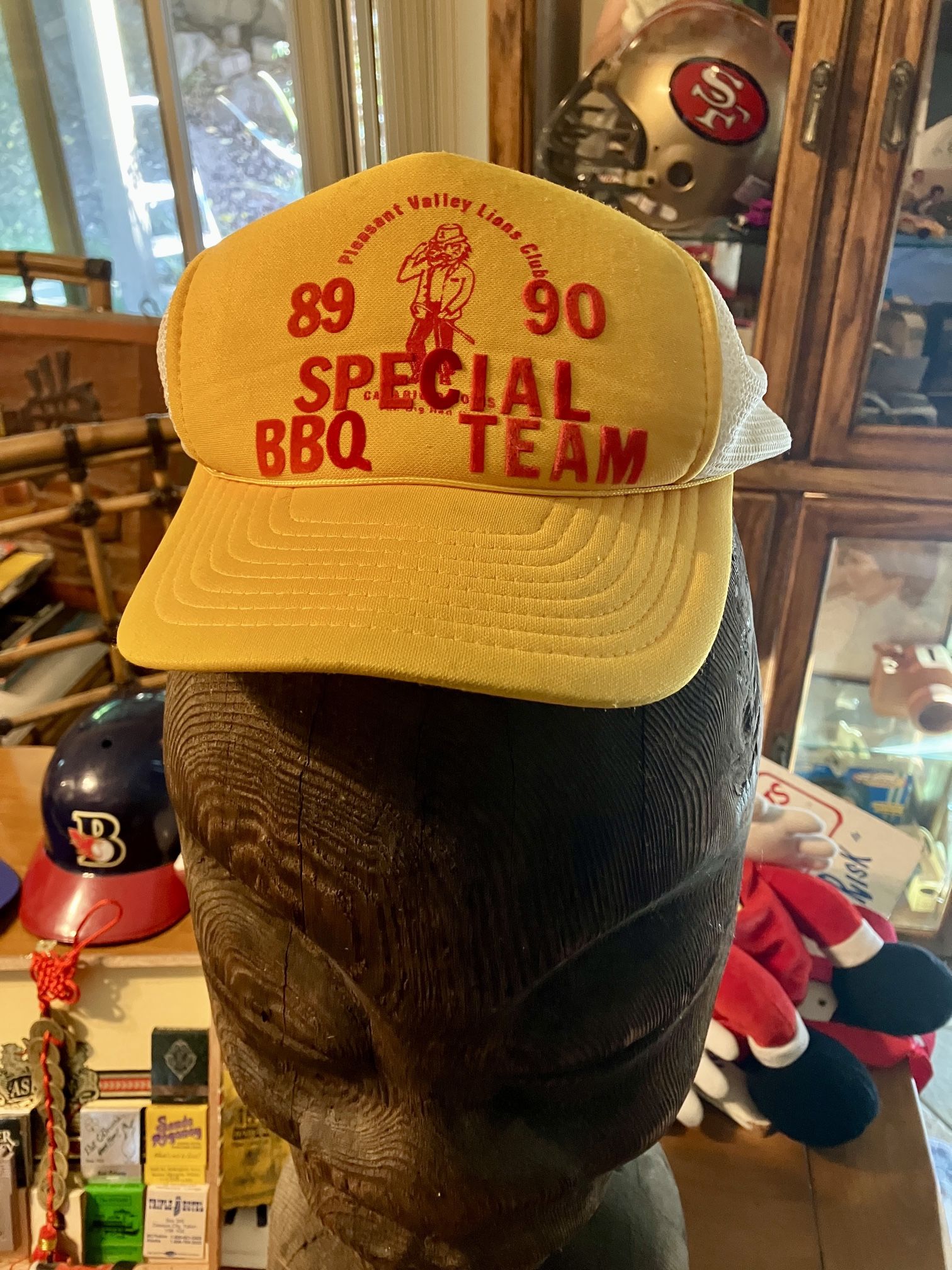 Vintage 89’ Pleasant Valley Lions “Special BBQ Team” Trucker Hat