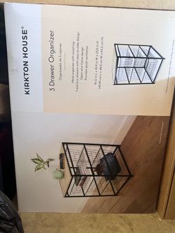 3 drawers organizer