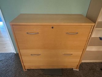 Maple file cabinet