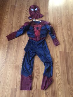 Spider man costume size 8