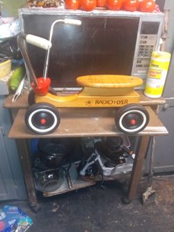 Vintage Radio Flyer 4 Wheel Scooter Wagon.l, 