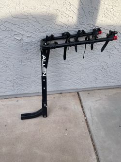 Allen Receiver Hitch Bike /Bicycle Rack In Excellent Condition- Holds Up To 4 Bikes