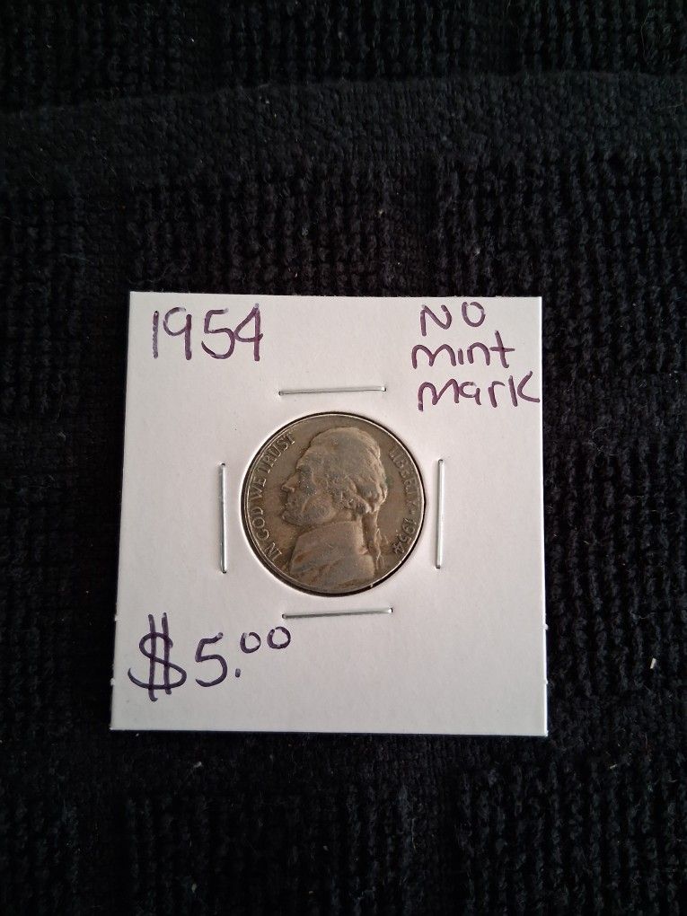 1954 NO MINT MARK