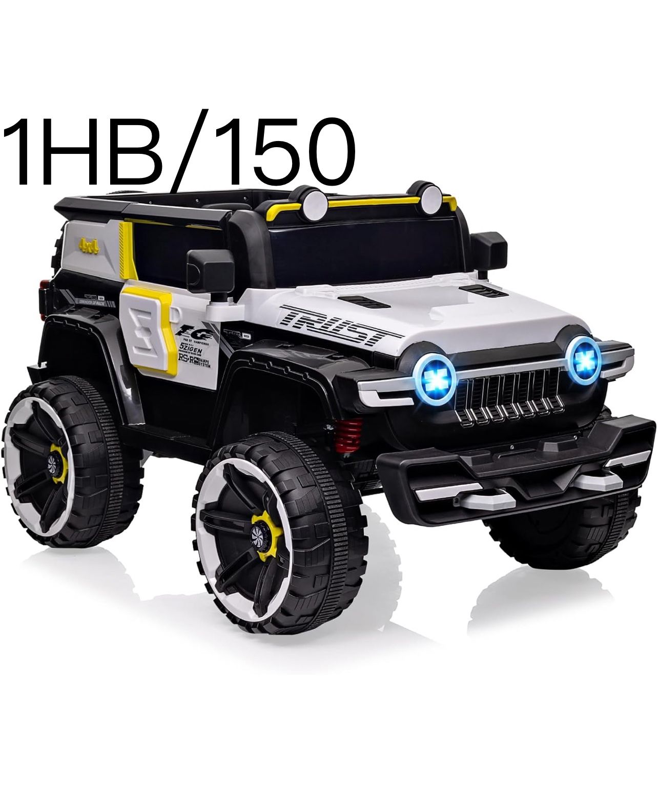 🔥2 Seater Kids Ride On Car, 12V Battery Powered Electric Vehicle with Spring Suspensions, Remote Control, Decorative Spare Tire, USB, Music, White$15