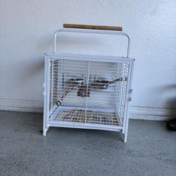 Very Lightly Used Travel Bird Carrier Cage 