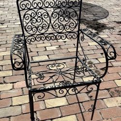 Antique Wrought Iron Chair