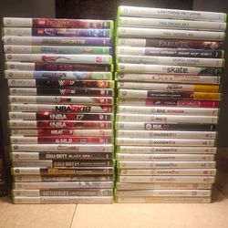 Video Games 50+ Xbox 360 Games Lot Tested And Working