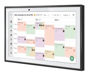 ☆ Digital Calendar Wall Touch Screen-Smart Electronic Photo Frame 10.1" Interactive family planner, kids chore chart, cloud auto-sync to-do lists, wee