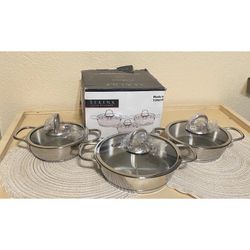 Serenk 6 Pieces Stainless Steel Omelette Set