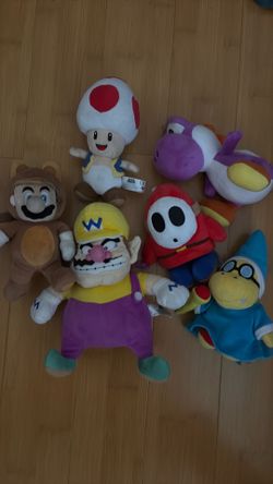 Mario plushies characters