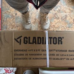 Gladiator Over Head Storage Rack 4ft X 8ft