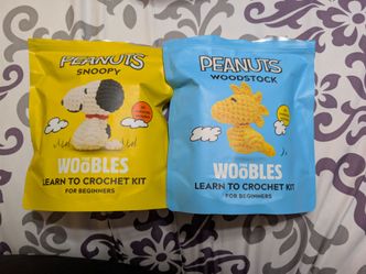 Snoopy and Woodstock Woobles kits