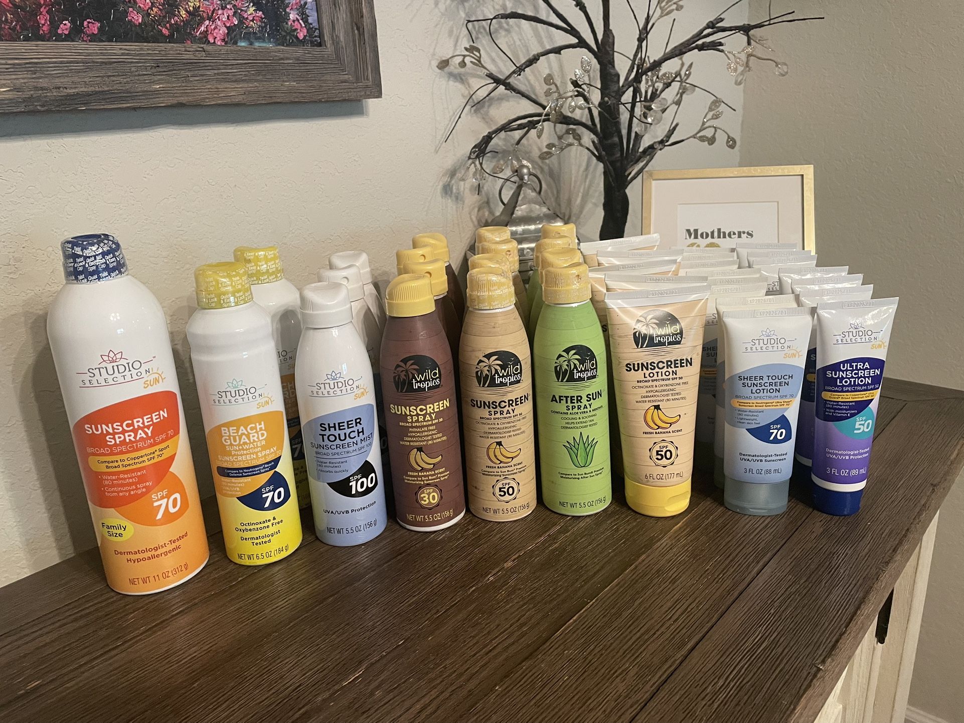 New sunscreen & after sun care. $2-$5 each. Check my other listings for more great items!