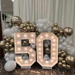 Number Marquees 