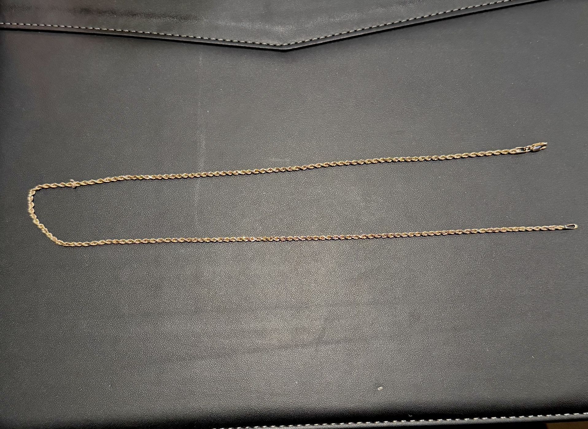 14K Gold Rope Chain - 2MM 20"