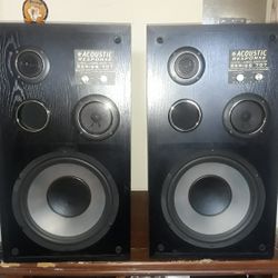 Acoustic Response Series 707 Audio 3 Way Speaker Audio/Video MonitorA Pair 