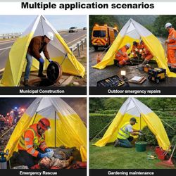 Instant Pop-Up Shelter, 30-Second Setup All-Weather Tent for Sports, Work, Shows, Emergency