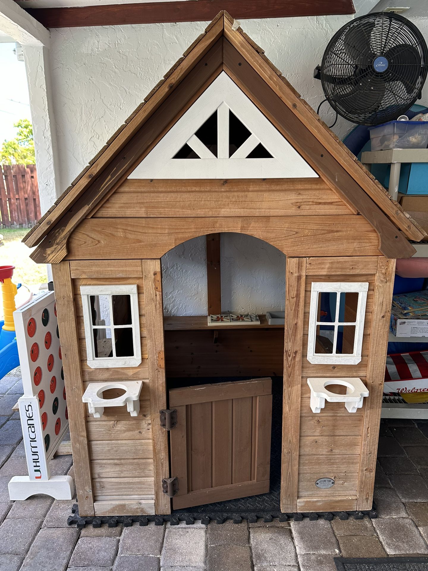 Wooden Kids Play House 
