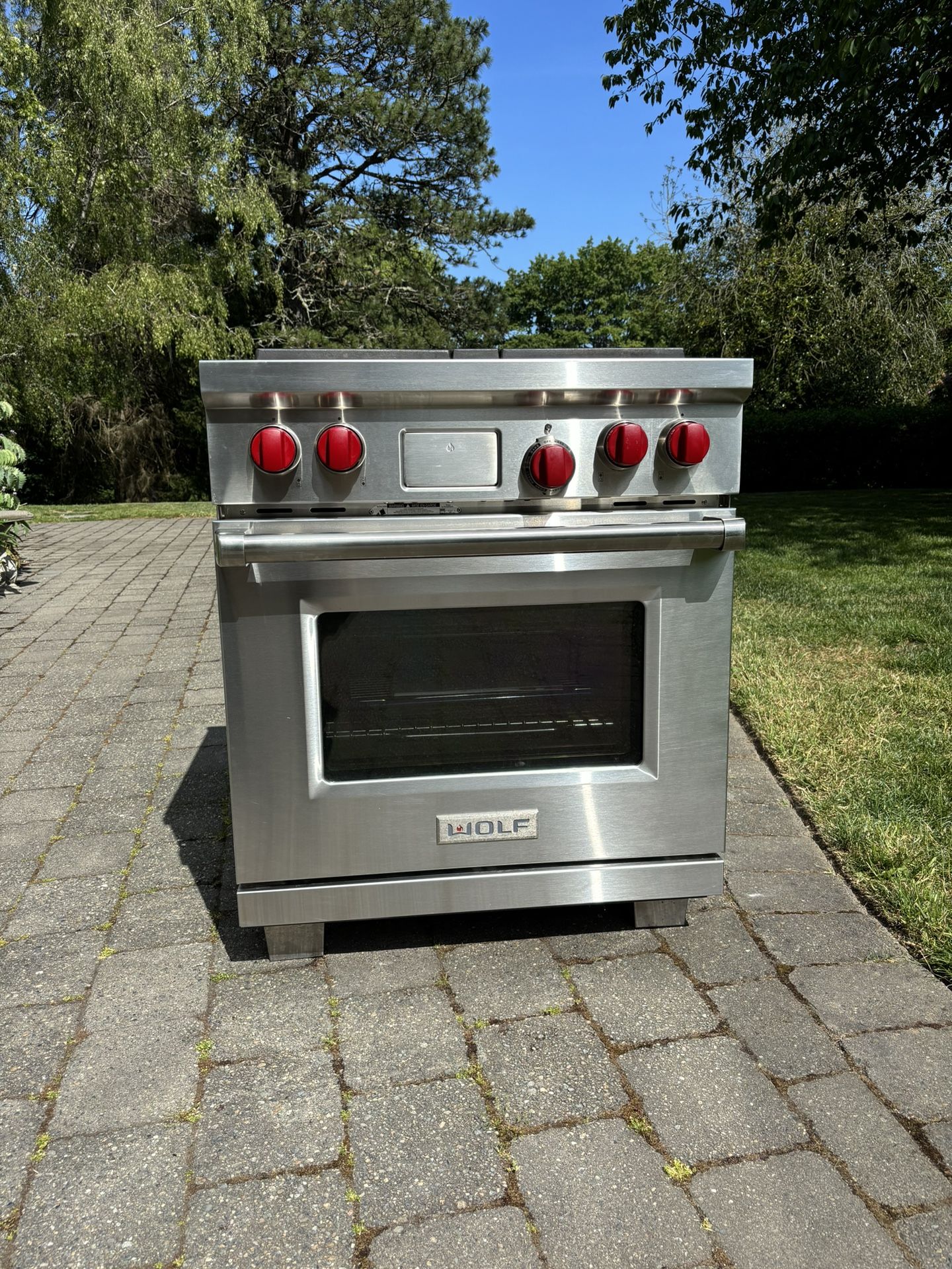 Wolf DF304 30" Dual Fuel Range – 4 Sealed Burners Dual Convection Oven Stainless Steel FREE Delivery