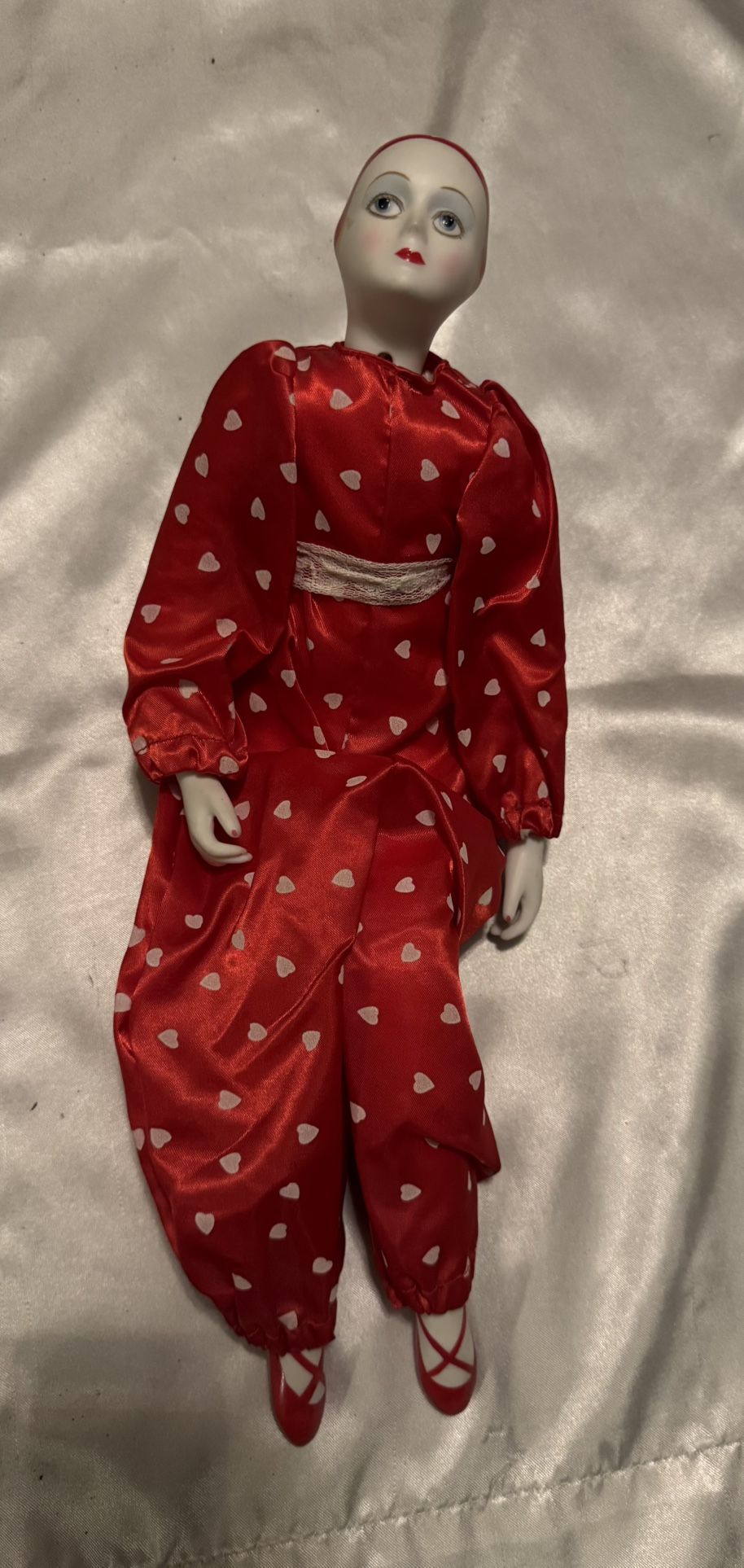 Antique Porcelain Clown Doll