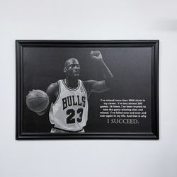 Chicago Bulls Michael Jordan Wall Decor Frame