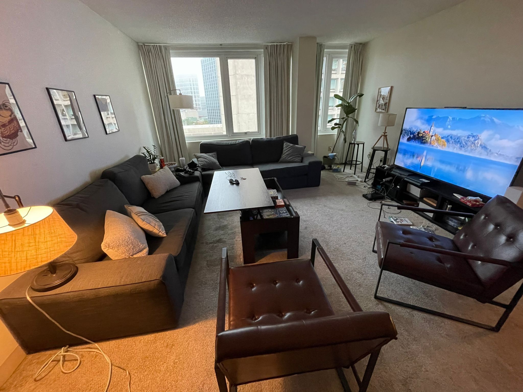 Living Room Set – 2 Sofas + 2 Armchairs – $425 OBO