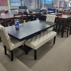 New Open Box Dining Table Set 