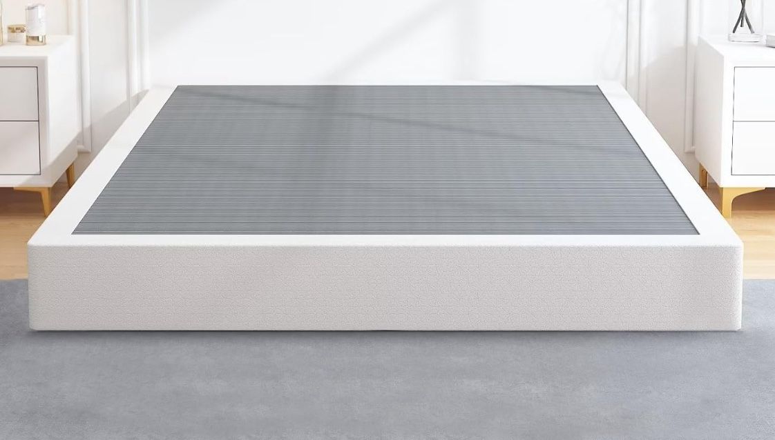 King Size 9 Inch, Box Spring Heavy Duty Metal Frame Mattress Foundation