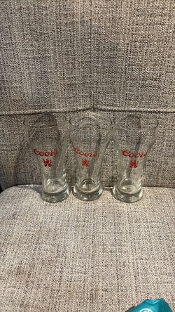 Coor Pilsner sham beer glasses