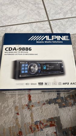 Alpine car stereo Bluetooth