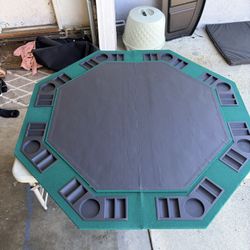 Folding Poker Table Top 